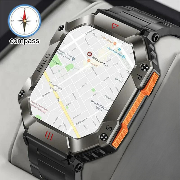 Nouveau Montre intelligente homme GPS mouvement